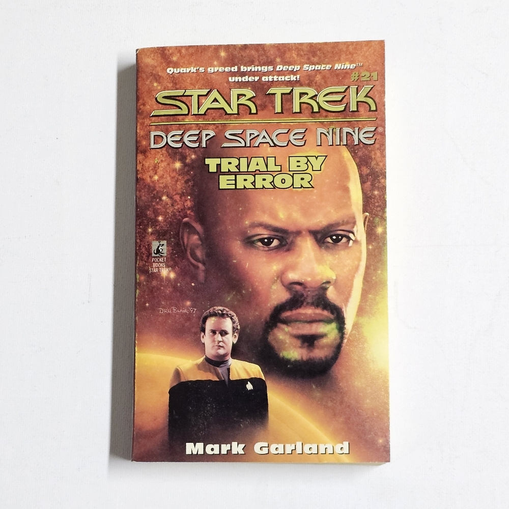 Star Trek DS9: Trial by Error Book – Mark Garland – Sci-Fi Paperback